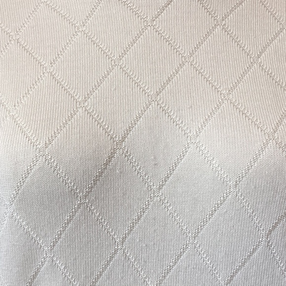 Alfred Dunner Diamond Pointelle Shortsleeved Sweater - PL - Picture 6 of 7